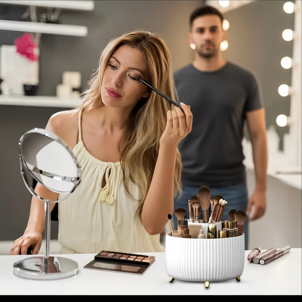 Premium Rotating Makeup Organizer