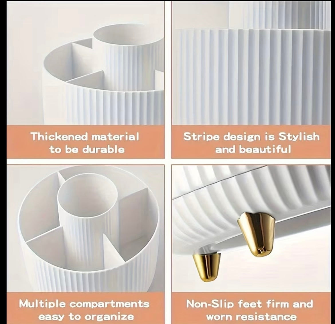 Premium Rotating Makeup Organizer