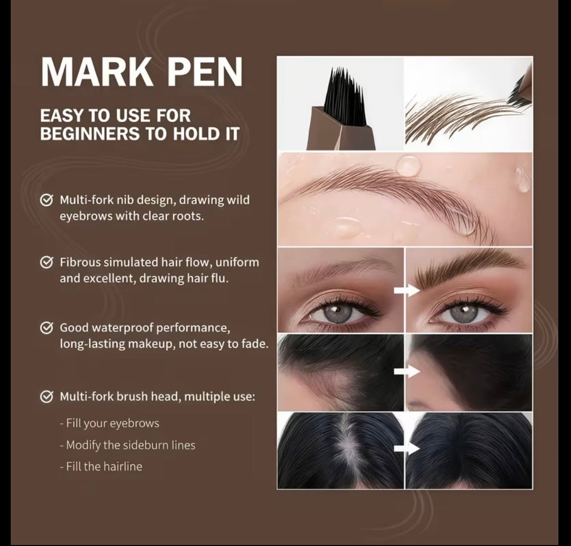 NovaBrow Waterproof Pen