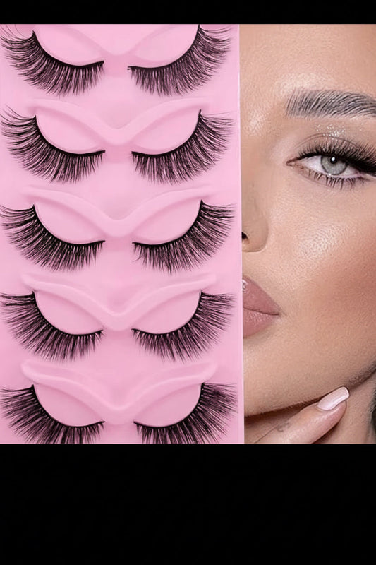 Lash Luxe Collection™ | 5-Pair Wispy Eyelash Set